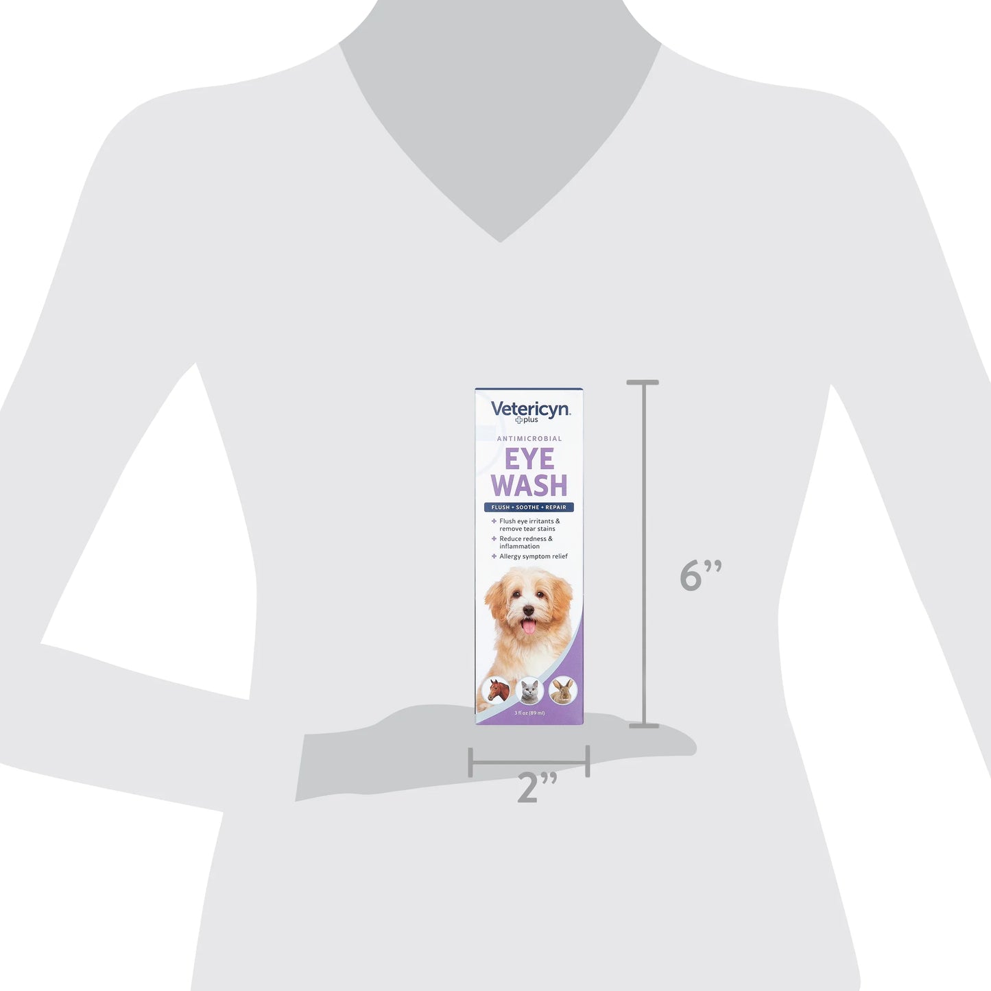 plus All Animal Eye Wash. 3 Fl. Oz.