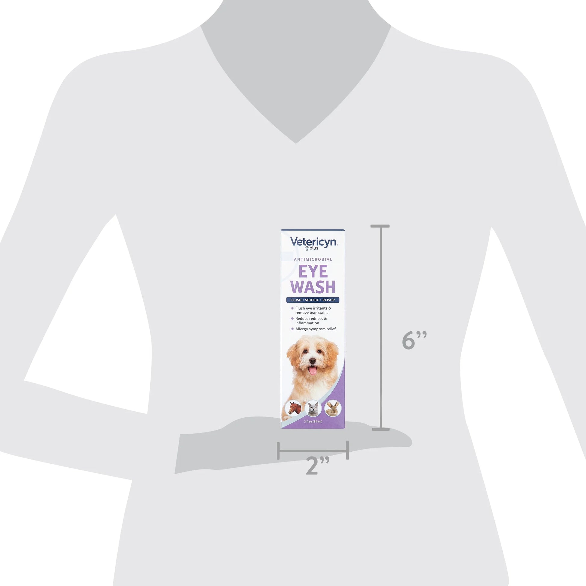 plus All Animal Eye Wash. 3 Fl. Oz.