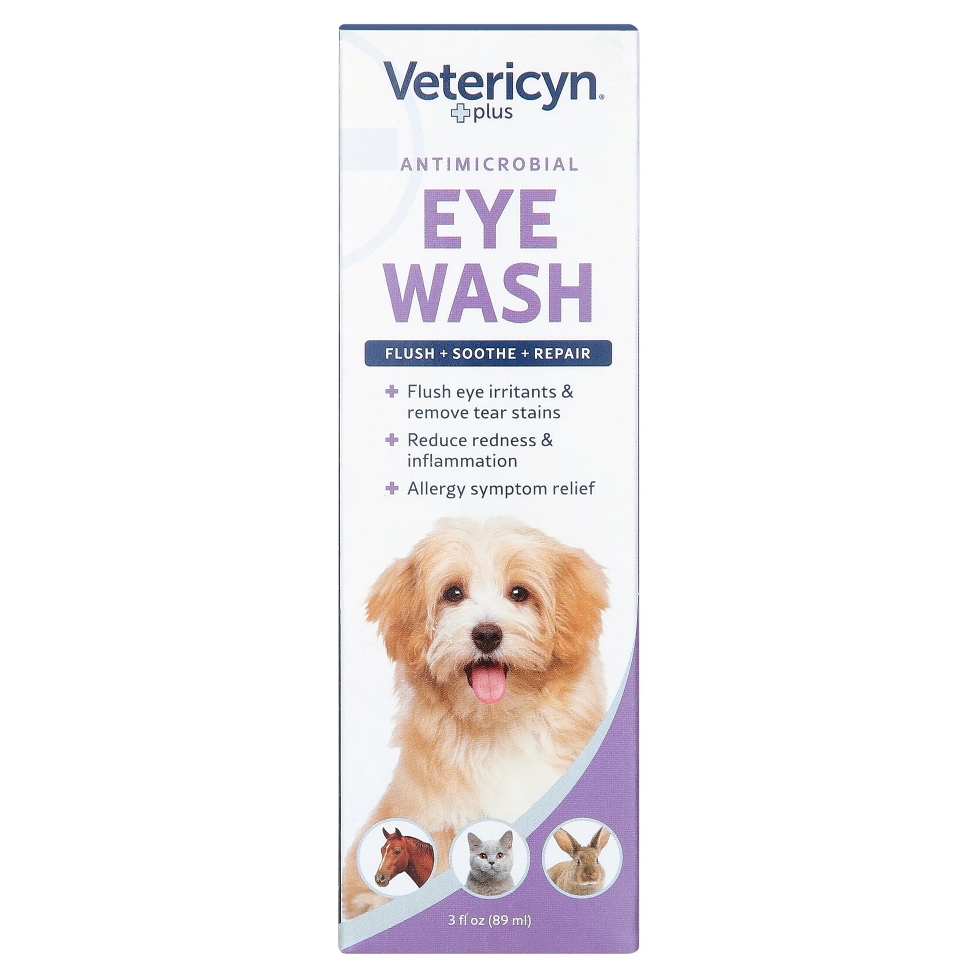 plus All Animal Eye Wash. 3 Fl. Oz.
