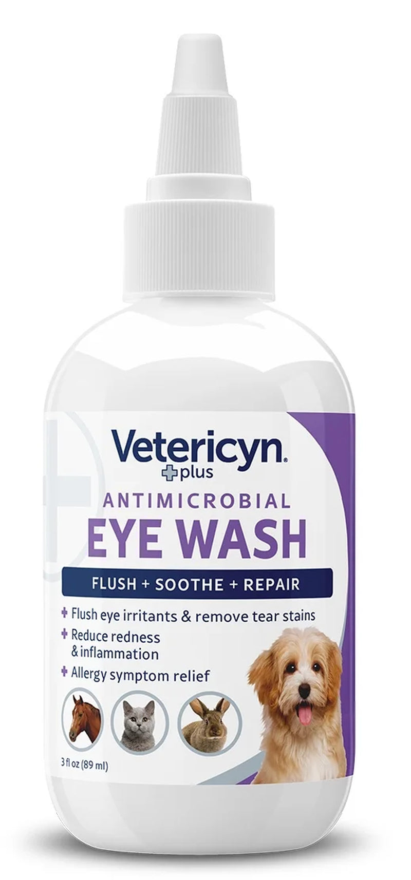plus All Animal Eye Wash. 3 Fl. Oz.